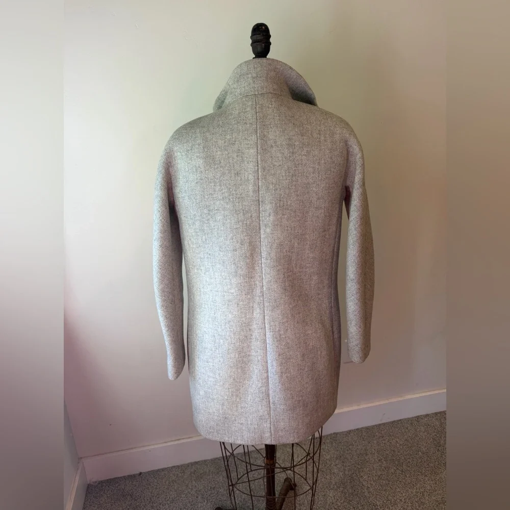 J. Crew Italian Stadium Wool Coat in Heather Dusk Grey - Picture 7 of 10
